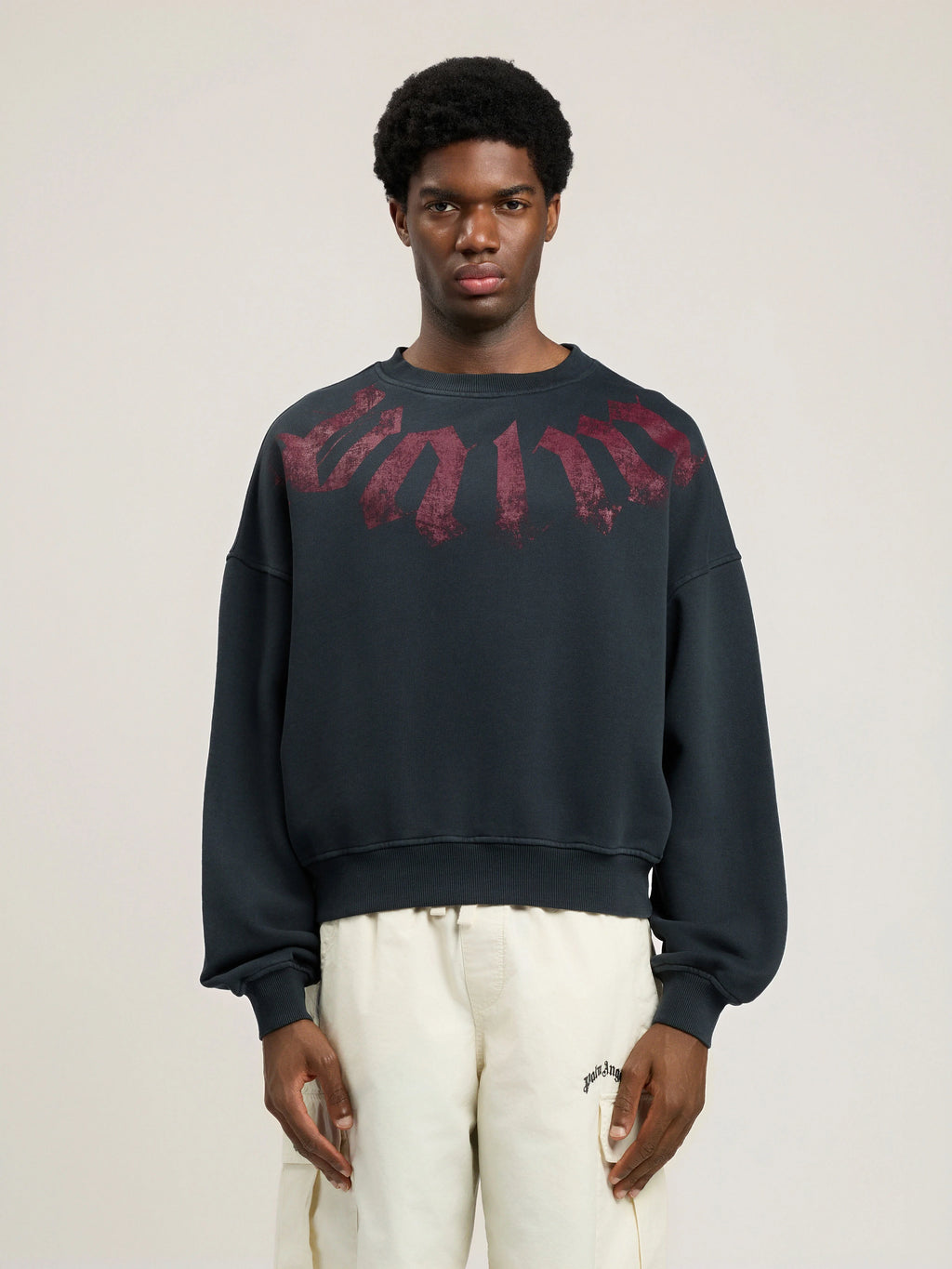 Big Neck Logo Loose Sweatshirt