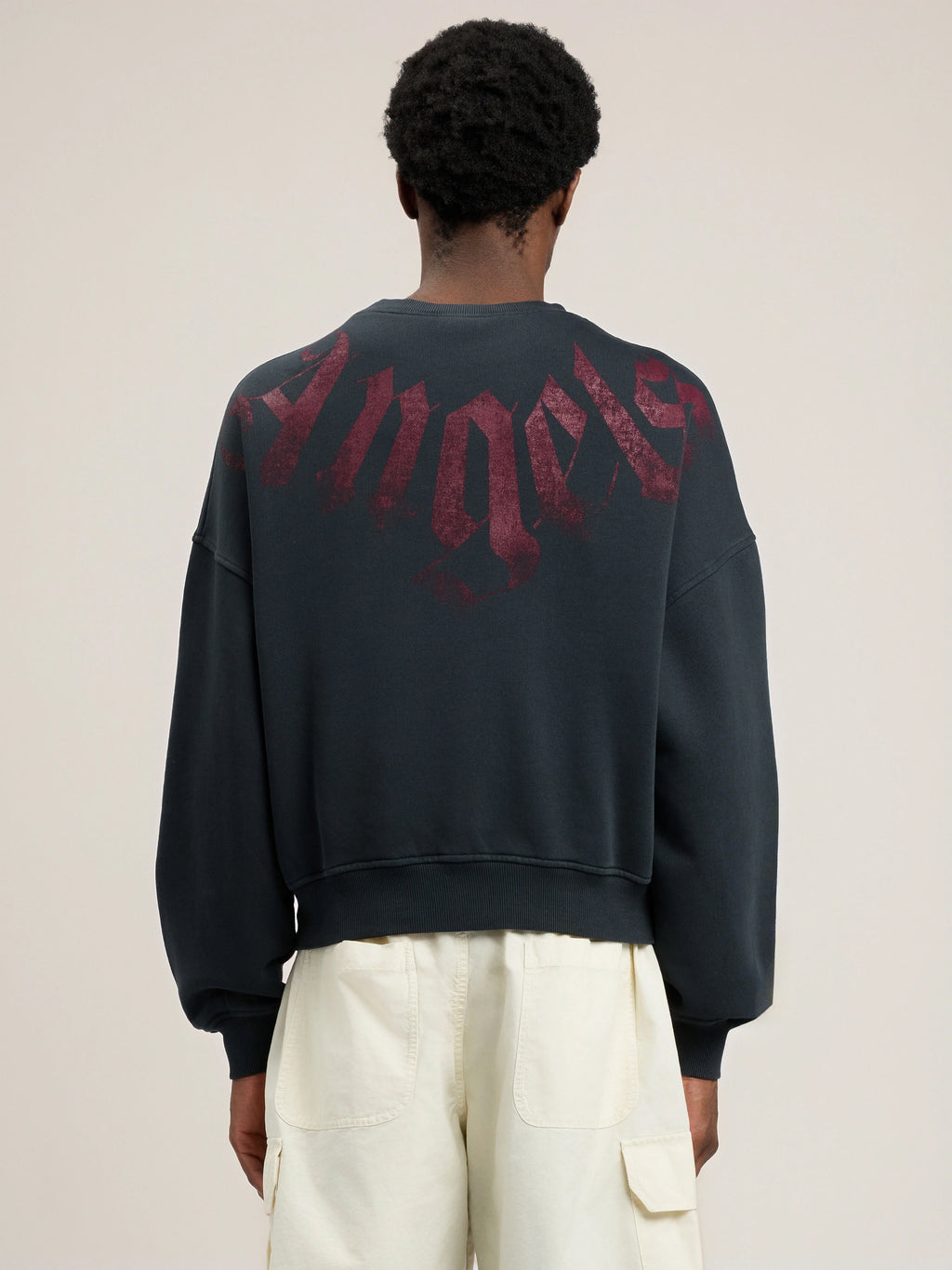 Big Neck Logo Loose Sweatshirt