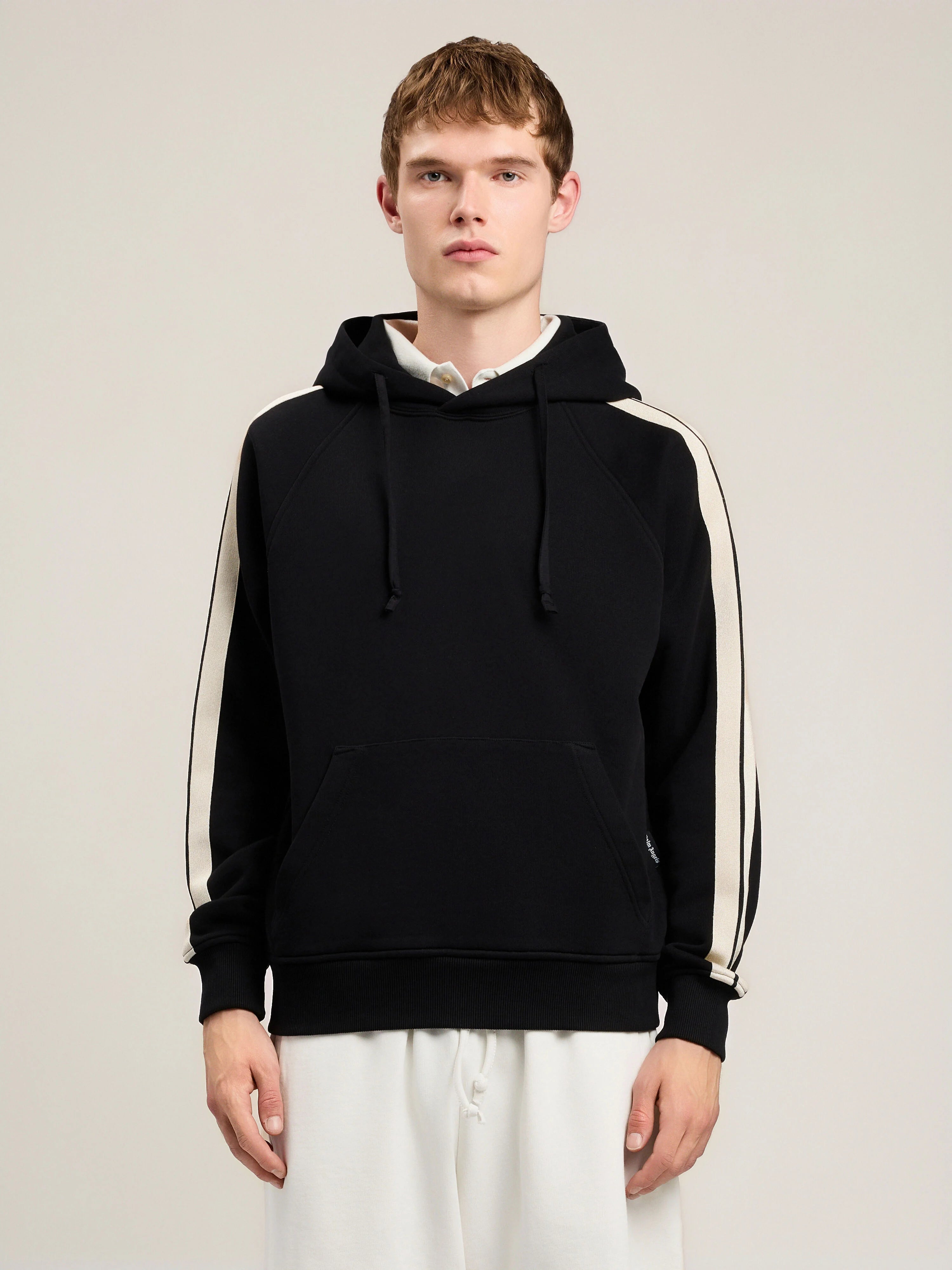 Back Curved Logo Track Hoodie